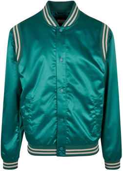 Urban Classics Satin College Jacket (TB4972) green