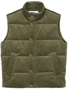 Marc O'Polo Outdoor-Puffer-Weste in softer Cord-Qualität (269030272054) olive gray