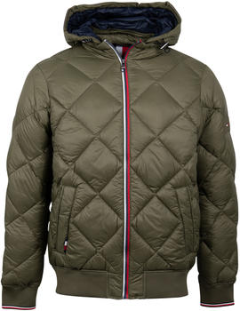 Tommy Hilfiger Diamond Quilted Hooded Jacket (MW0MW27588) army green