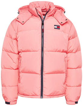 Tommy Hilfiger Removable Hood Alaska Puffer Jacket (DM0DM15445) pink