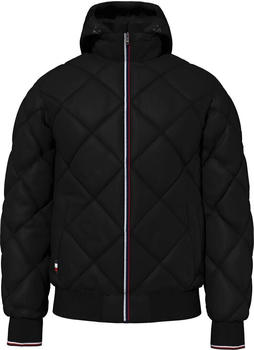 Tommy Hilfiger Diamond Quilted Hooded Jacket (MW0MW27588) black
