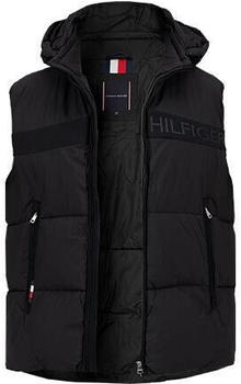 Tommy Hilfiger Hooded Tonal Logo Vest (MW0MW27680) black