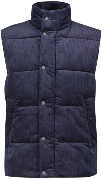 Marc O'Polo Outdoor-Puffer-Weste in softer Cord-Qualität (269030272054) navy