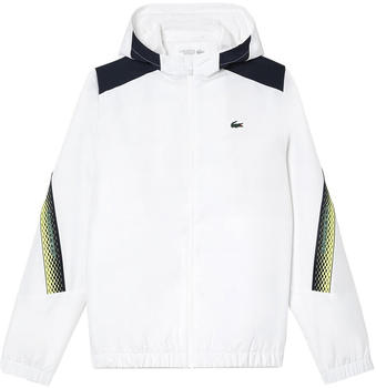 Lacoste Sport Hooded Jacket white