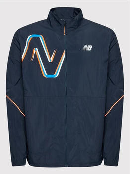 New Balance Graphic Impact Run Packable Jacket eclipse