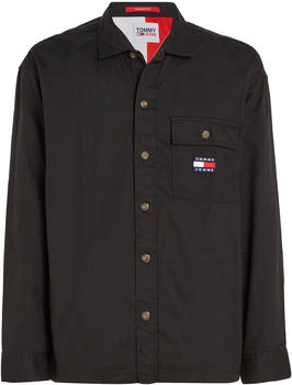 Tommy Hilfiger Classics Casual Fit Twill Overshirt (DM0DM15129) black