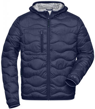 James & Nicholson Padded Jacket mit DuPont Sorona (JN1156) navy silver
