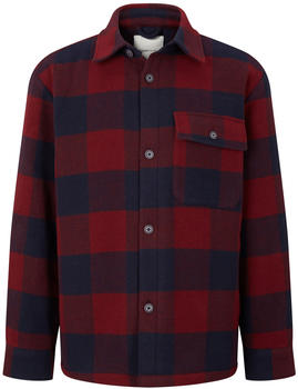Tom Tailor Denim Hemdjacke mit Karomuster (1032438-28393) burgundy navy big vichy check