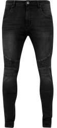 Urban Classics Slim Fit Biker Jeans (TB1436) black washed