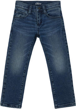 S.Oliver Gefütterte Jeans Pelle Regular Fit Mid Rise Straight Leg Slim (2134777.57Z2) blue