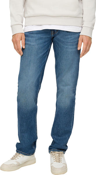 S.Oliver Jeans Pete Regular Fit Mid Rise Straight Leg (2135449.55Z4) blue