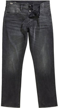 G-Star Mosa Straight Fit Jeans (D23692-B479) worn in black