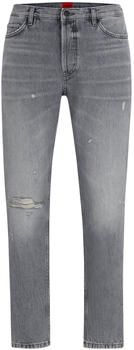Hugo Tapered-Fit-Jeans aus grauem Denim mit mittlerer Leibhöhe 634 50511319 grau