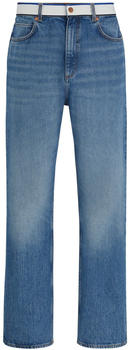 Hugo Jeans aus mittelblauem Denim mit Logotape am Bund Nate/tape 50514076 blau