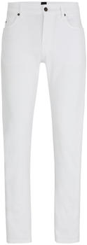 Hugo Boss Slim-Fit-Jeans aus weißem Denim mit Kaschmir-Haptik Delaware3-1 50514321 weiß