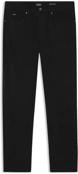 Hugo Boss Schwarze Regular-Fit Jeans aus besonders softem italienischem Denim (50520810) schwarz