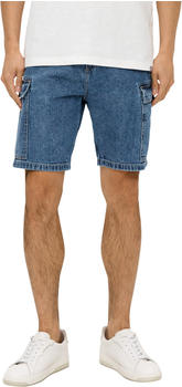 S.Oliver Jeans-Shorts High Rise Cargo-Taschen (2146826) blue