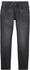 used dark stone black denim