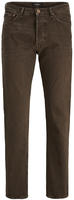 Jack & Jones Jeans Chris 12246401 Braun Relaxed Fit Herren