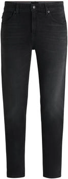 Hugo Boss Schwarze Tapered-Fit Jeans aus bequemem Stretch-Denim - Style ONYX BO 50536502 Schwarz /