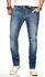 Alessandro Salvarini Stretch-Jeans AS-173 blau
