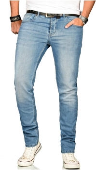 Alessandro Salvarini Jeans Slim Fit Stretch-Jeans Denim Washed AS-171