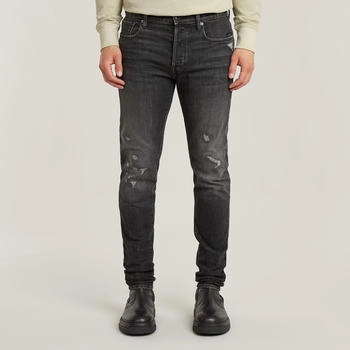 G-Star 3301 Slim Jeans schwarz worn black metal 51001-D497-H101