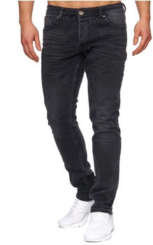 Tazzio Slim-fit-Jeans 16533 schwarz Stretch