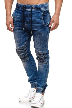 Tazzio Biker Style Jeans 16505 blau
