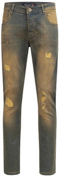 Rock Creek Jeans Straight-Cut Regular Fit dunkelgrau