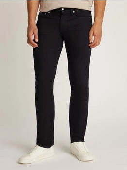 Calvin Klein Slim-fit-Jeans SLIM Coinpocket Logostickerei denim schwarz