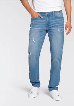 Bruno Banani Straight-Jeans Hutch gerade Beinform light blue damage
