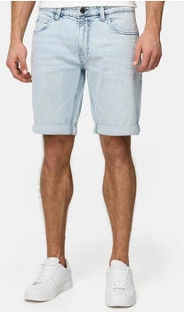 Indicode Caden Jeans Shorts Taschen Foam Blue