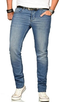 Alessandro Salvarini Jeans Slim Fit Stretch-Jeans denim AS-171