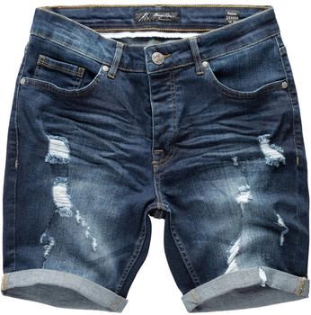 Amaci&Sons Destroyed Jeans Shorts Bermuda 7979