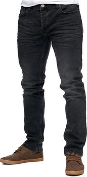 Reslad Slim Fit Basic Style Stretch-Denim Jeans-Hose RS-2063 schwarz