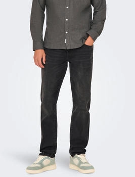 Only & Sons Straight-Jeans Onsweft Regular WB 0021 Tai Denim schwarz
