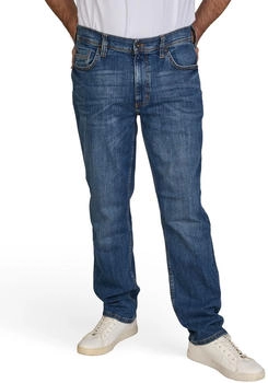 MUSTANG Stretch lang Straight Fit Washington Jeanshose denim