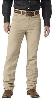 Wrangler Slim Fit Cowboy-Schnitt Jeans vorgewaschene braune