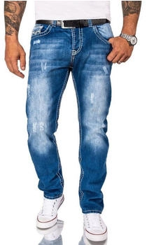 Rock Creek Jeans Straight-Cut blau