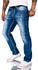 Rock Creek Jeans Straight-Cut blau