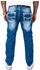 Rock Creek Jeans Straight-Cut blau