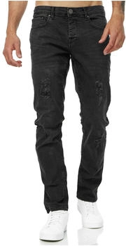Tazzio Jeans im Destroyed Look 16525 schwarz