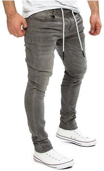 Yazubi Slim-fit-Jeans Erik Grau Dark Gull Gray 180403