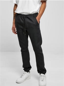 Urban Classics TB1794-Knitted Denim Jogpants realblack washed