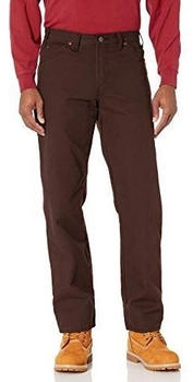 Dickies Relaxed Fit Straight-Leg Duck Carpenter Jeans rinsed chocolate brown V1