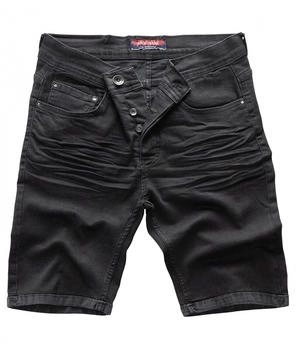 Rock Creek Herren Shorts black denim