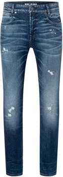 MAC Arne Pipe Workout DenimFlexx blau