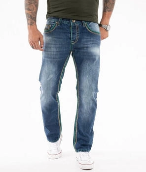 Rock Creek Straight-Jeans RC-2369 dicke N&auml;hte