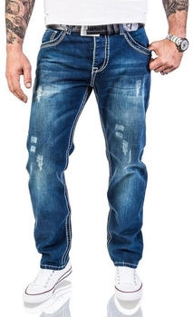 Rock Creek Straight-Jeans RC-2056 stonewashed